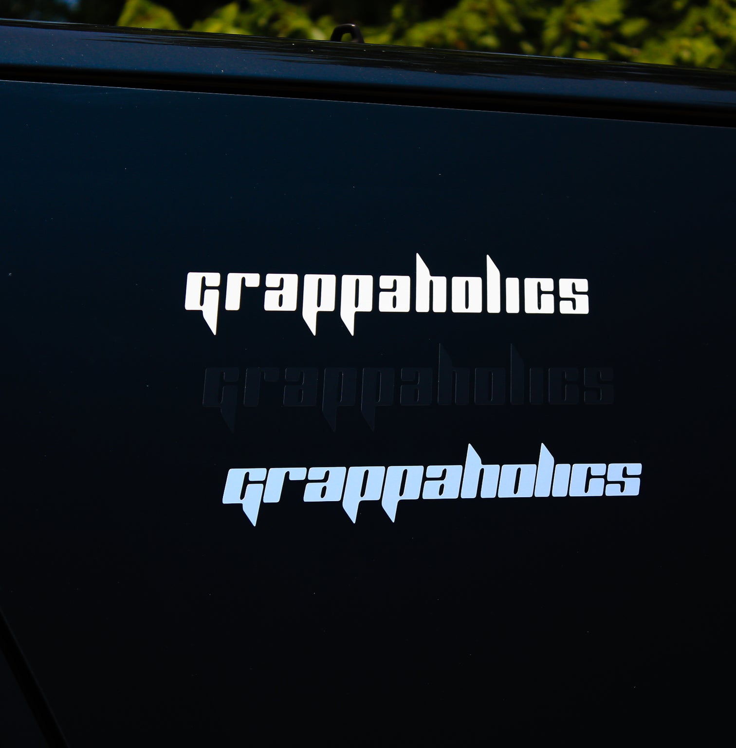 Grappaholics Decal 11x2in – GRAPPAHOLICS