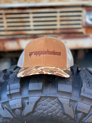 Open image in slideshow, Grappaholics™ Camo Trucker Hats
